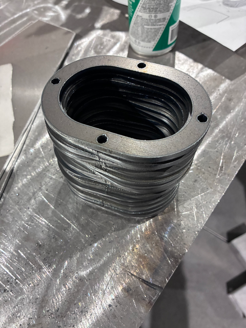 Machined steel threaded coupling